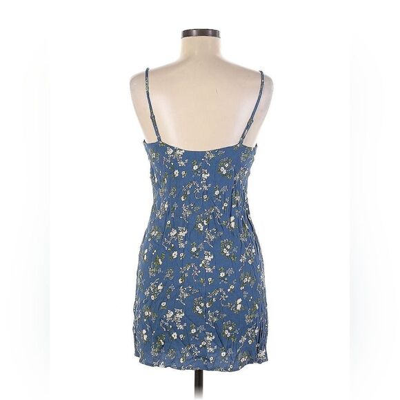 Reformation Ventura Floral Print Mini Dress Avery Blue Multi Spaghetti Straps M - Picture 2 of 8